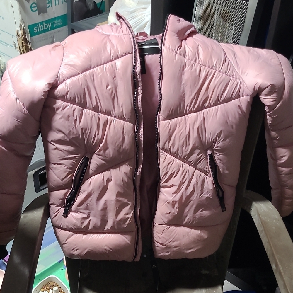 Pink Puffer Jacket - Picture 1 of 1